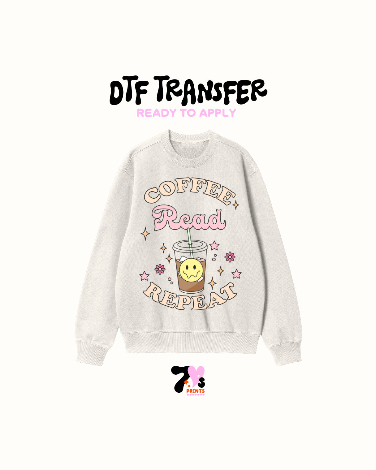 Coffee repeat- DTF Transfers