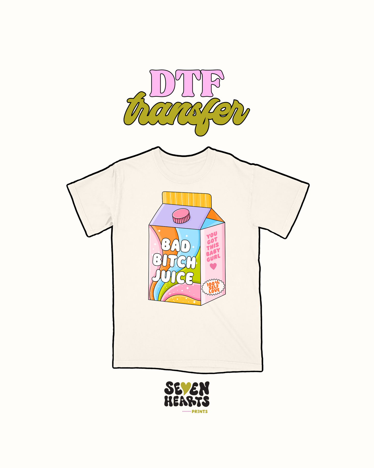 Bad bitch juice - DTF Transfer