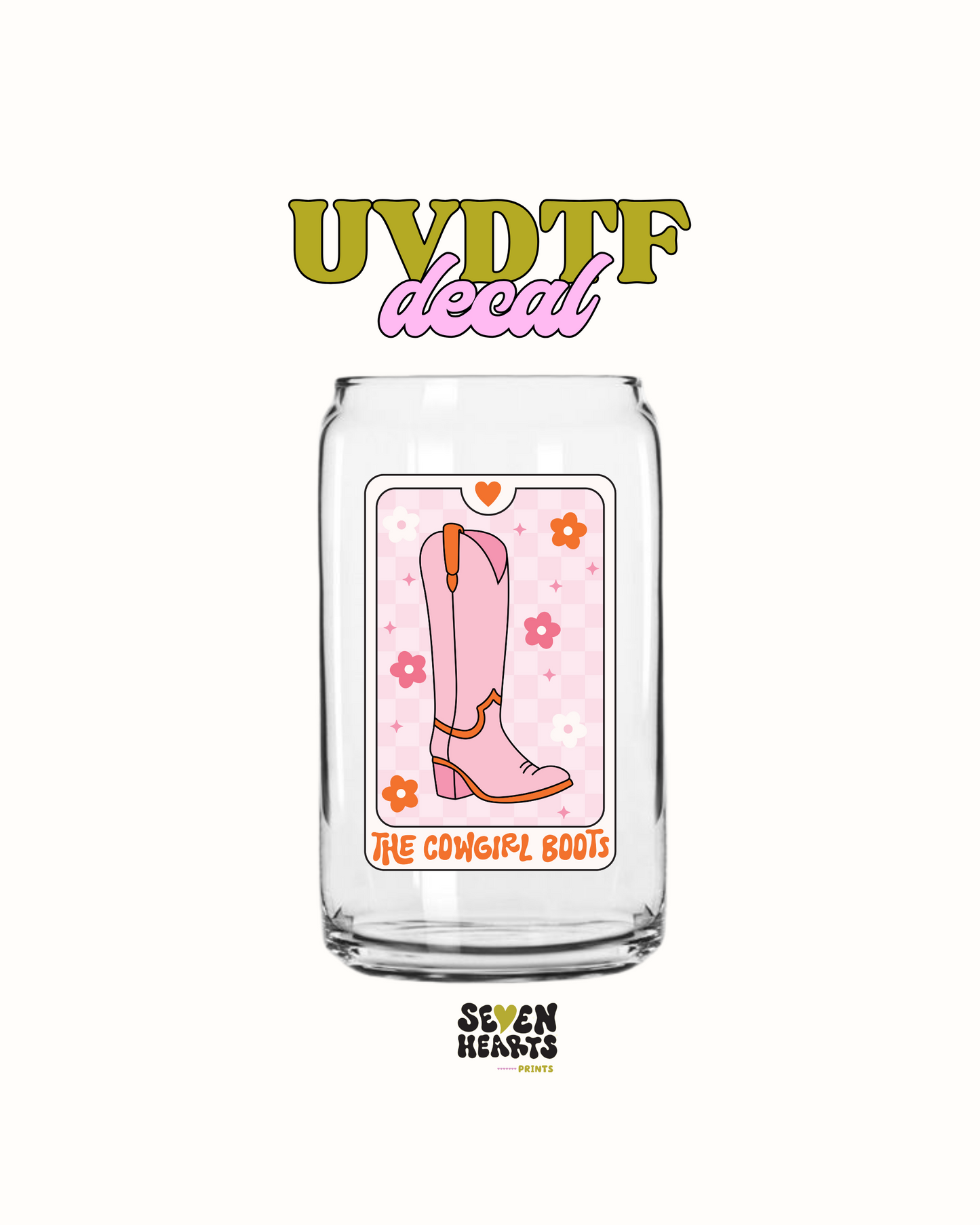 The cowgirl Boots - UVDTF