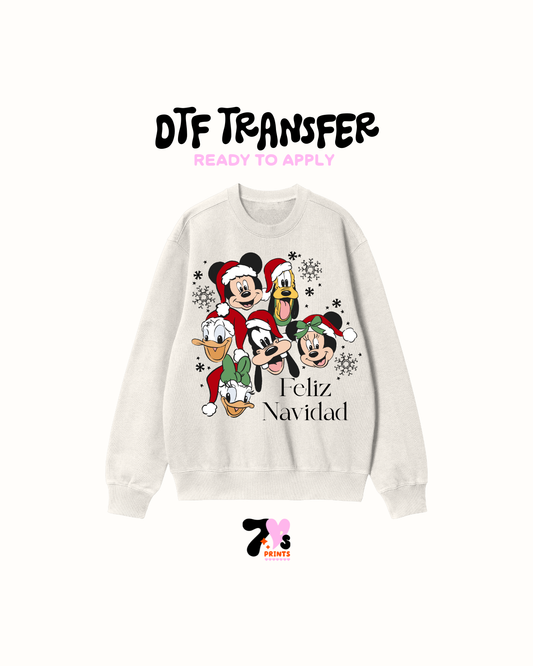 Feliz navidad magico- DTF Transfers