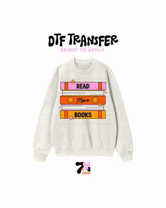 Read more books  - DTF Transfers