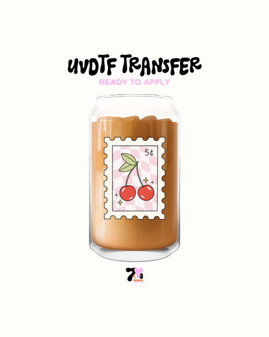 Cherry stamp- UVDTF Decal