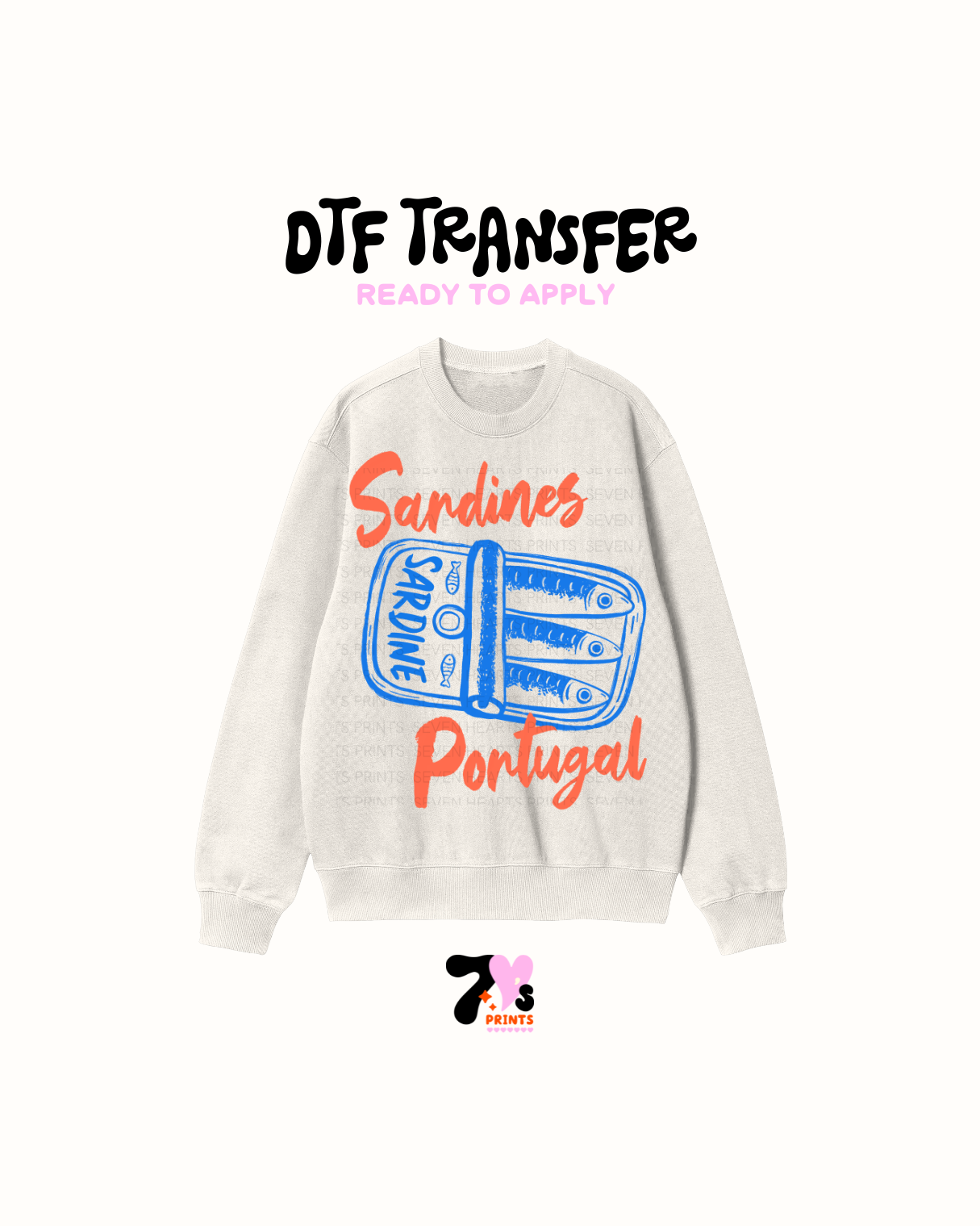 Sardines portugal- DTF Transfer