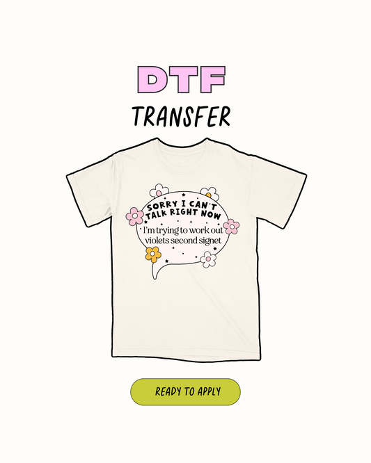 tratando de hacer ejercicio - Transferencia DTF