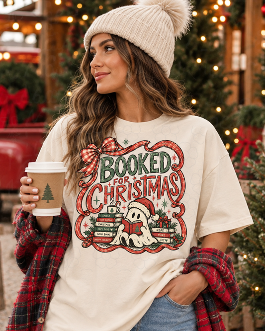 Booked for Christmas Ghosty - DTF Transfers