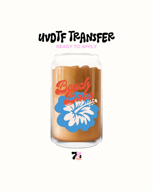 Beach babe- UVDTF Decal