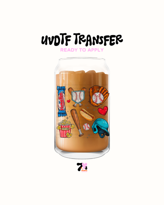 Baseball Lover - UVDTF Decal