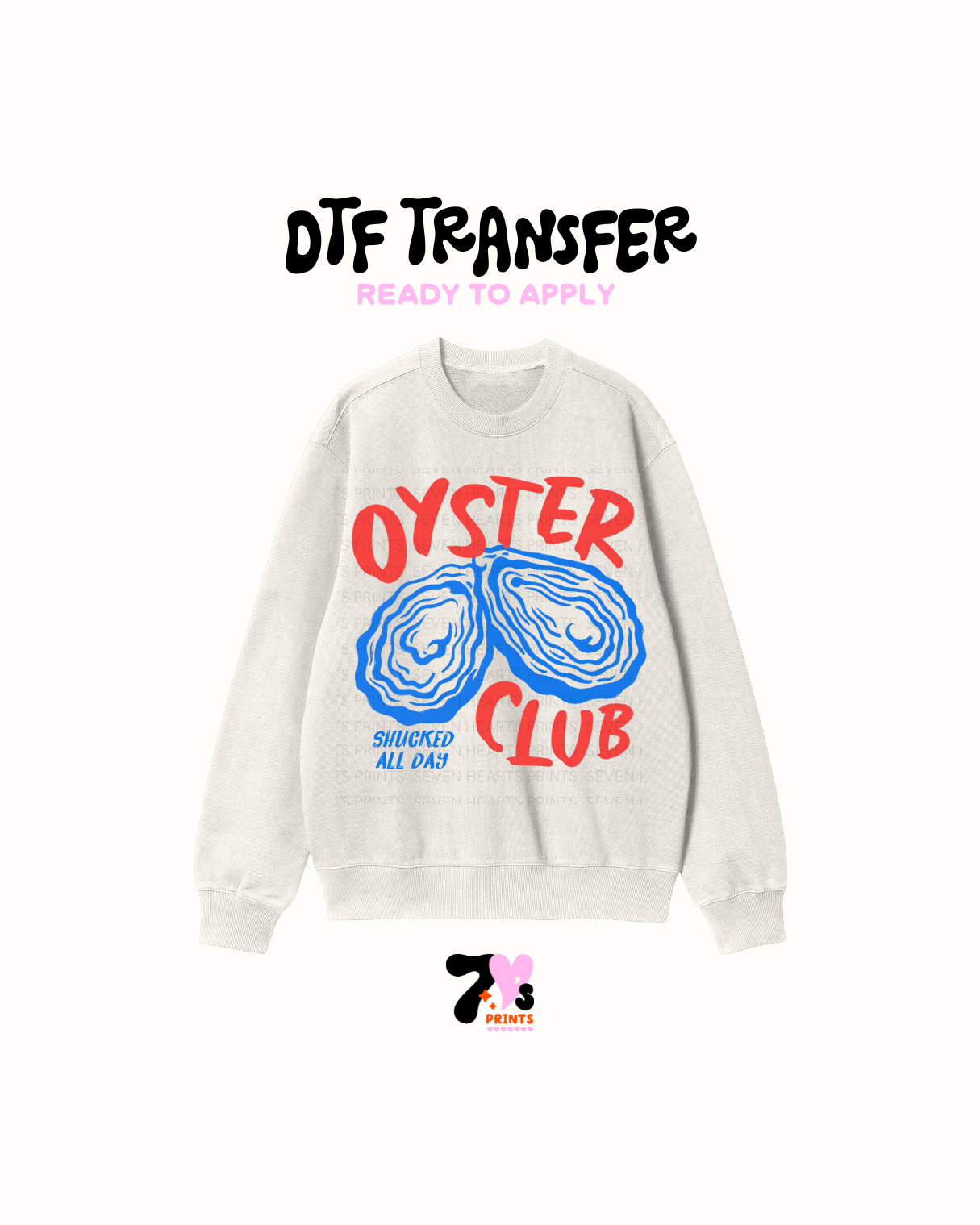 Oyster club- DTF Transfer