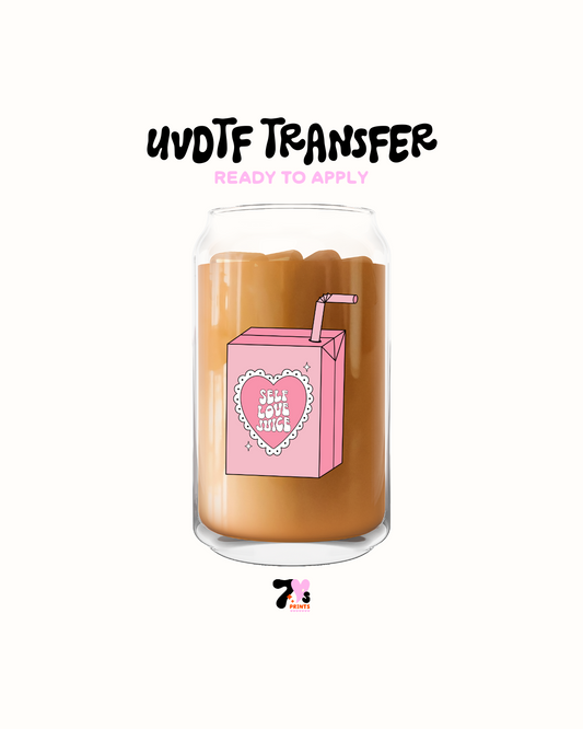 Self love juice pink - UVDTF Decal