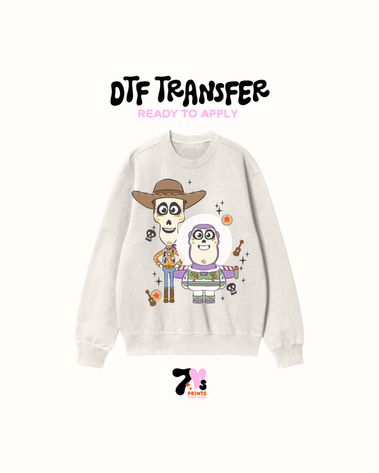 Buzz stories DTF Transfers