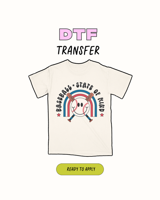 Baseball state of mind - DTF Transfer