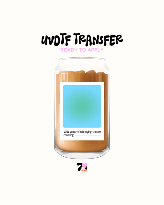 What you aren't changing - UVDTF Decal