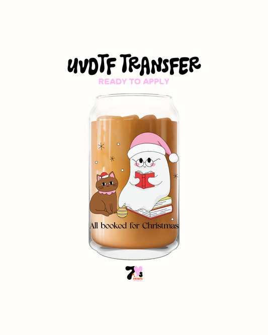 Booked for xmas - UVDTF Decal