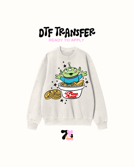 Pizza planet DTF Transfers