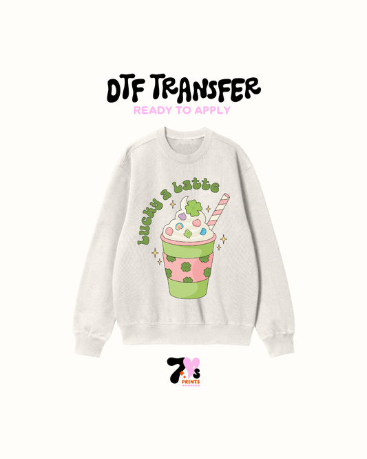 Lucky latte - DTF Transfers