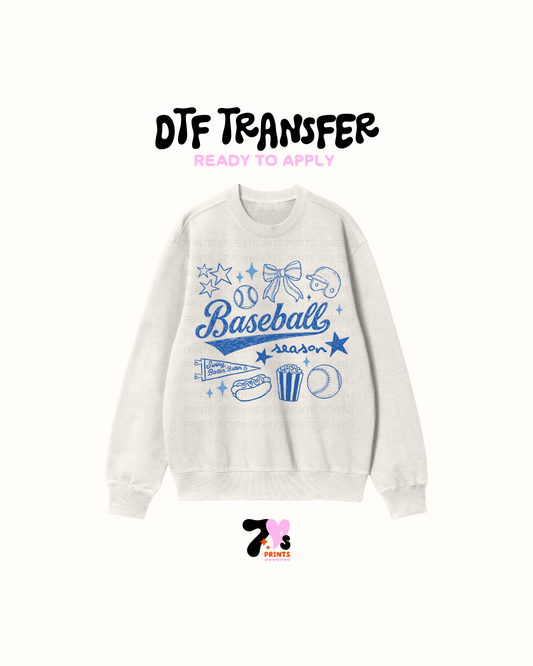 Baseball season - DTF Transfers