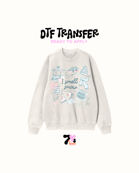 I smell snow -  DTF Transfers