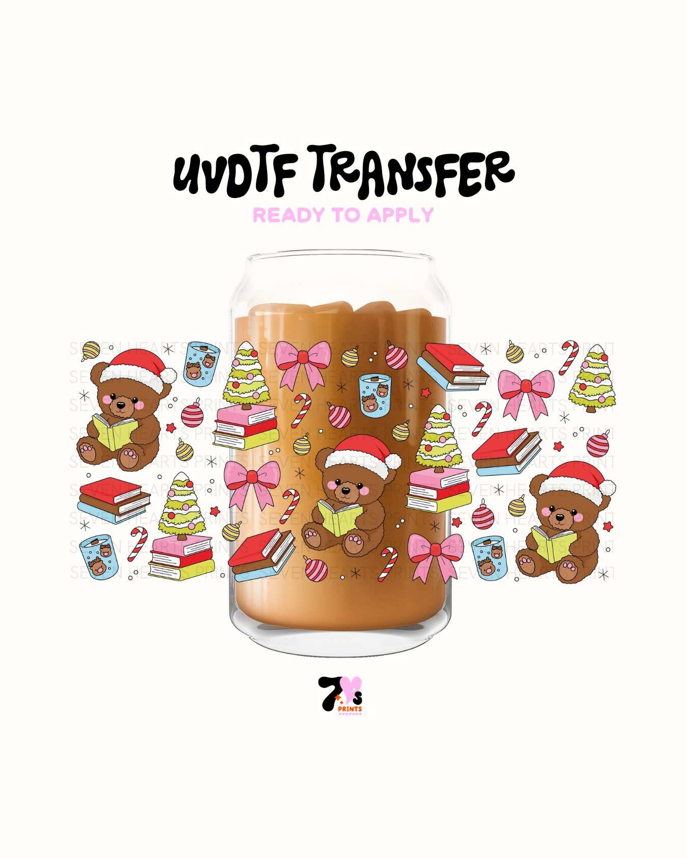 Teddy bears xmas - UVDTF Wraps