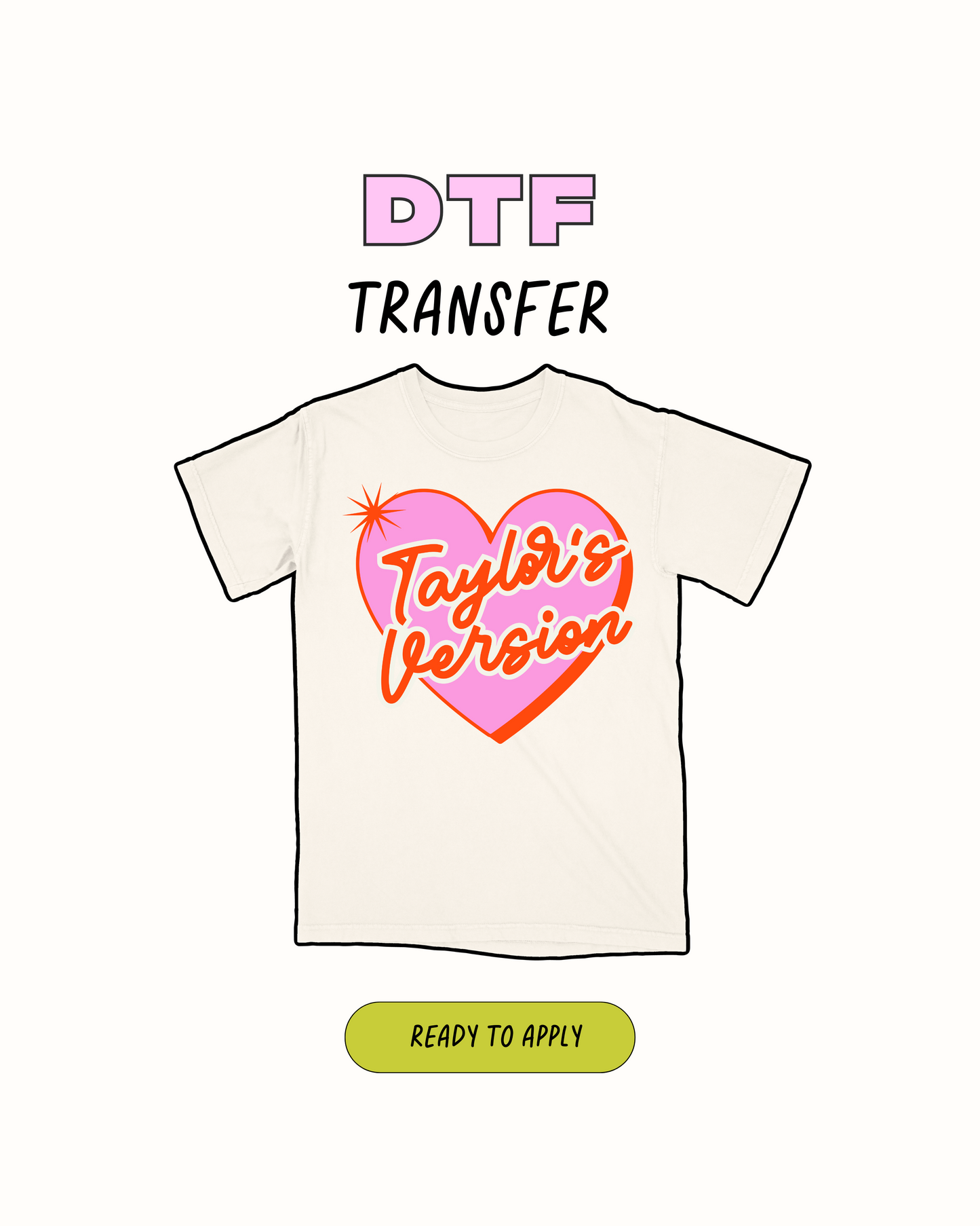 Versión de Taylor - Transferencia DTF