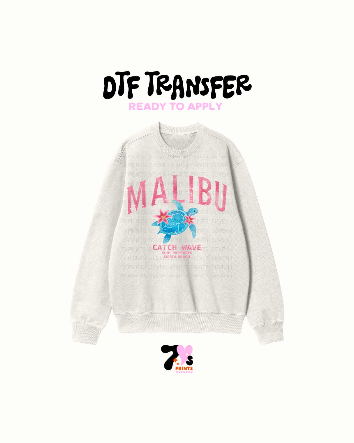 Malibu- DTF Transfer