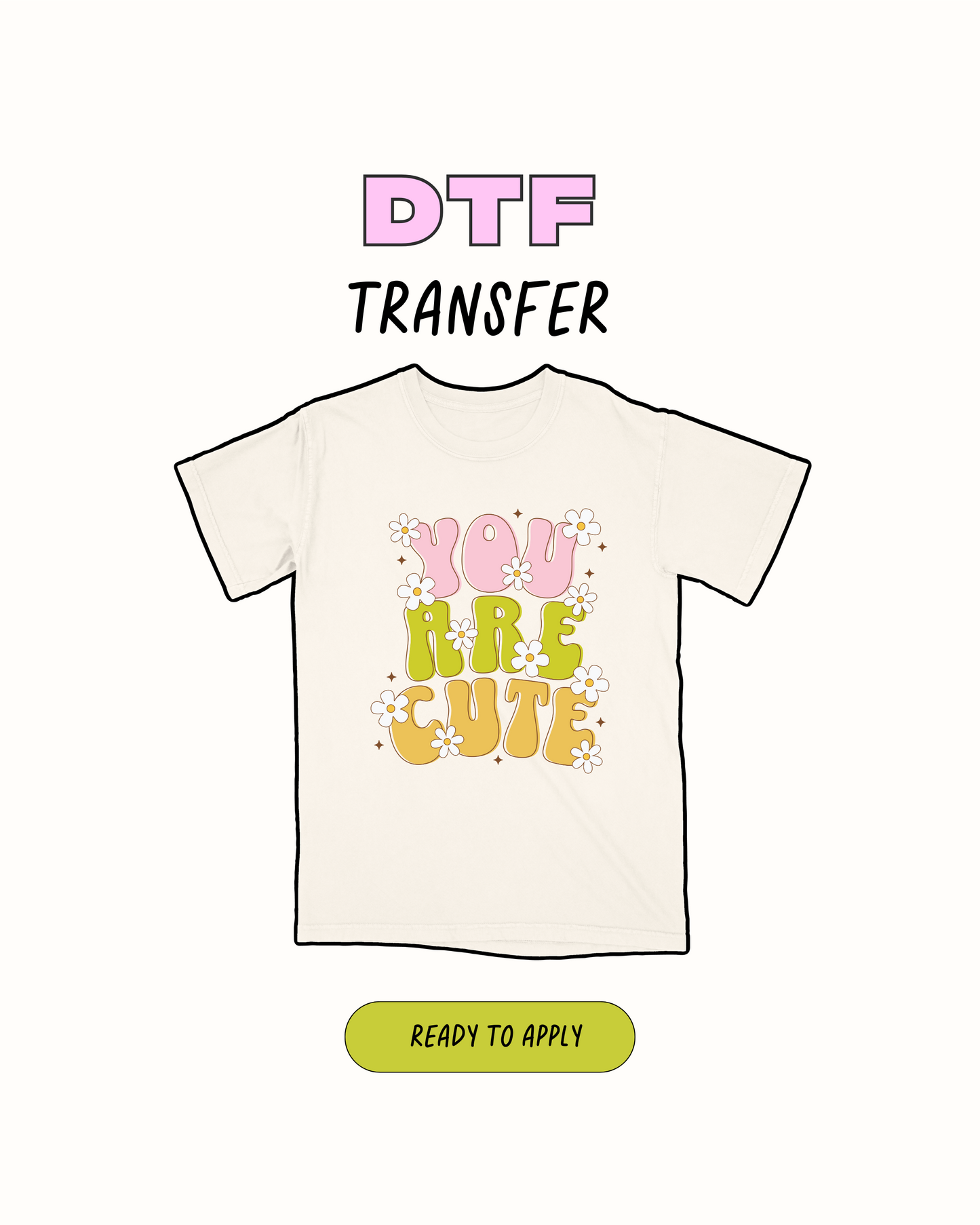 Eres lindo - Transferencia DTF