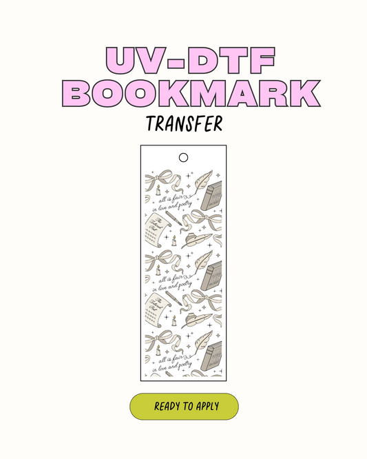 TTPD - UVDTF Bookmark Decal
