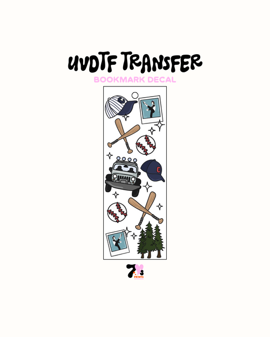 Twilight Baseball - UVDTF Bookmark Decal