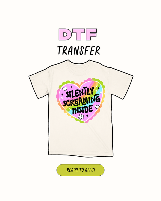 Gritando por dentro - Transferencia DTF