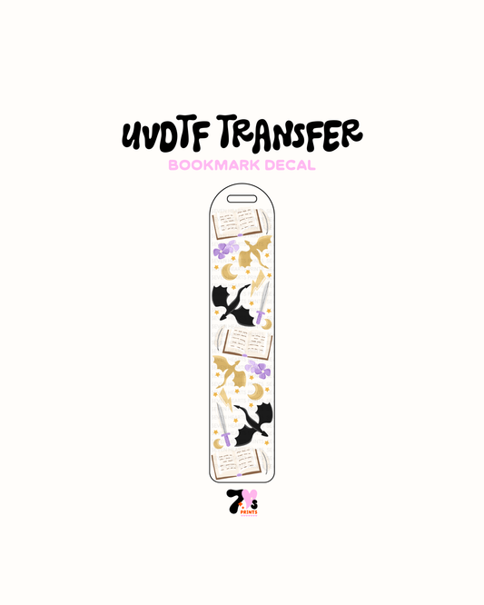 Dragons - UVDTF Bookmark Decal