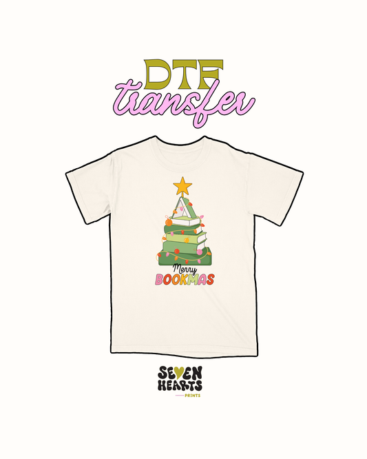 merry bookxmas - DTF Transfer