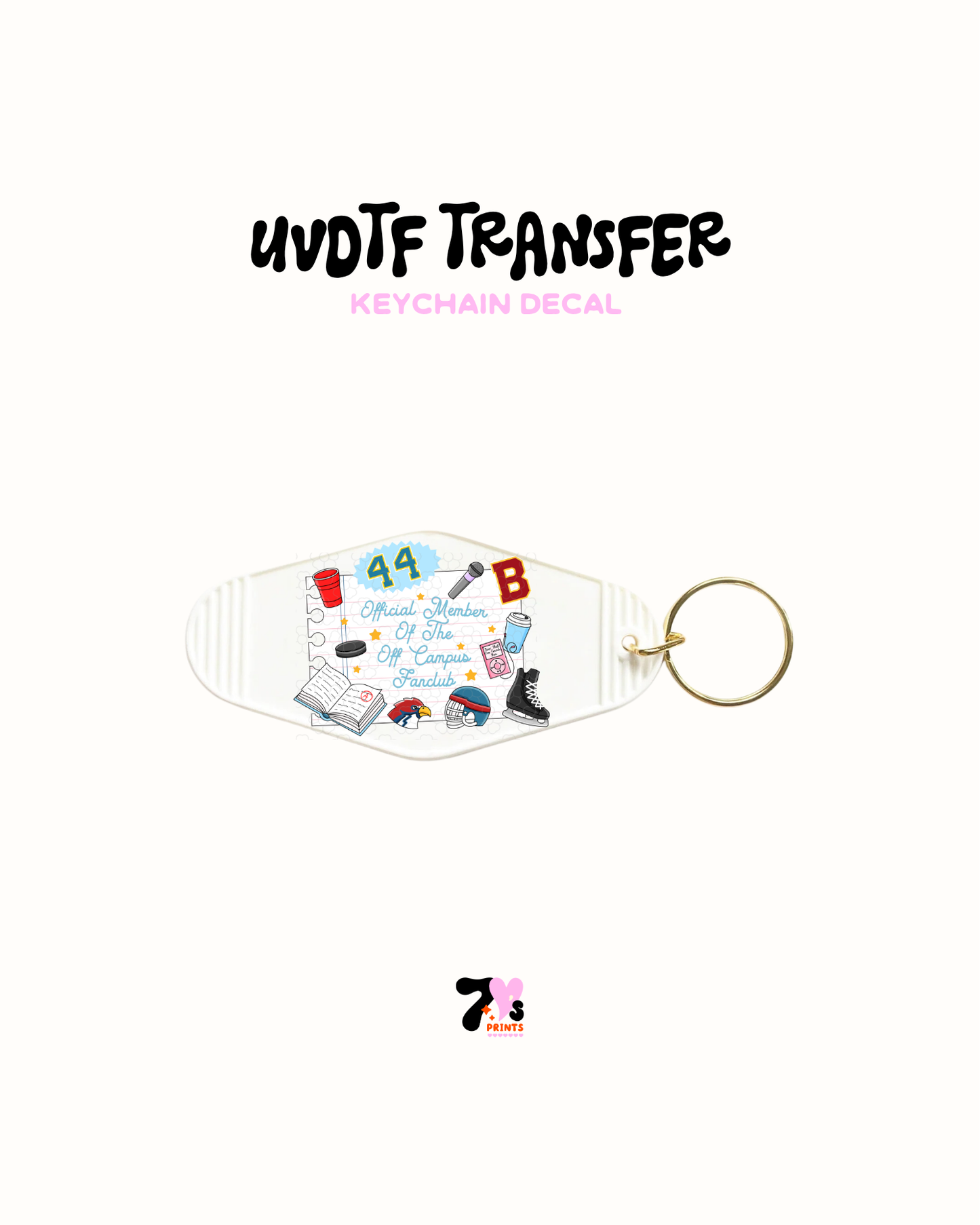 Member of the campus club - UVDTF Keychain