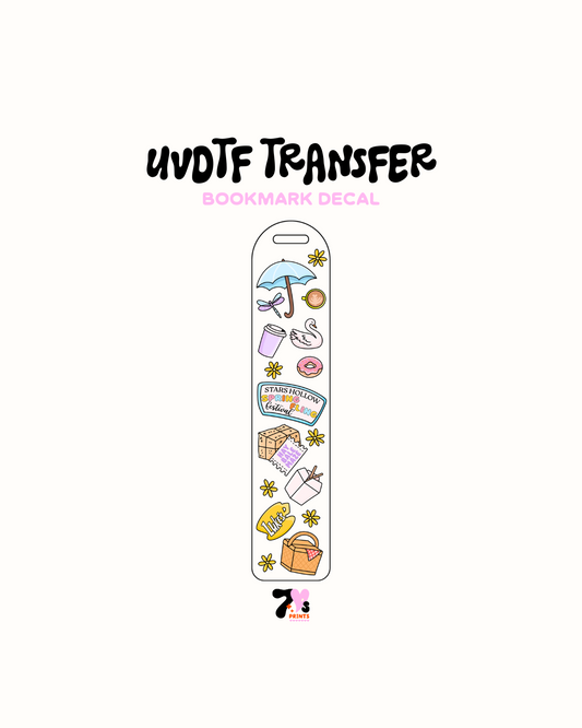 star hallow  UVDTF Bookmark Decal