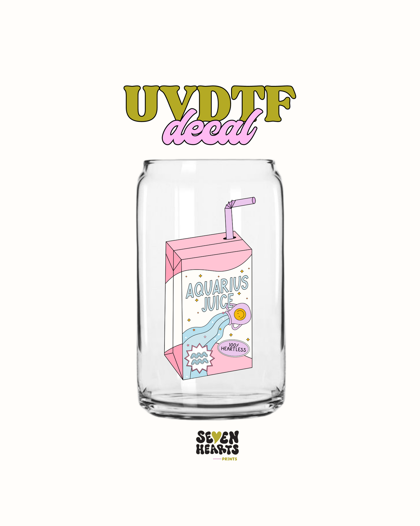 Zodiac sign Juice Box  - UVDTF