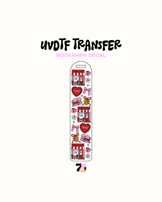 Bookstore and Bakery - UVDTF Bookmark Decal