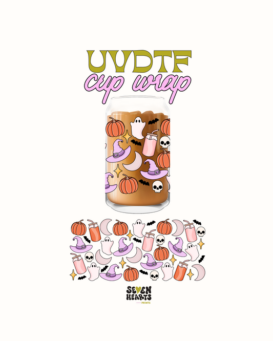 Halloween and coffee - UV DTF