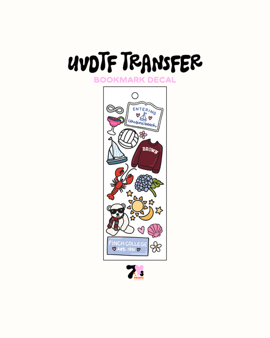 Volleyball Lukes - UVDTF Bookmark Decal