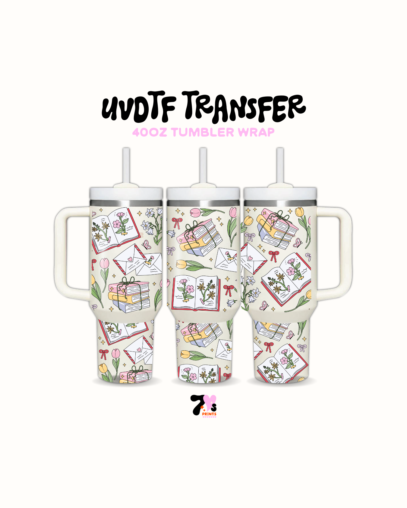 Spring Reads - UVDTF Wrap