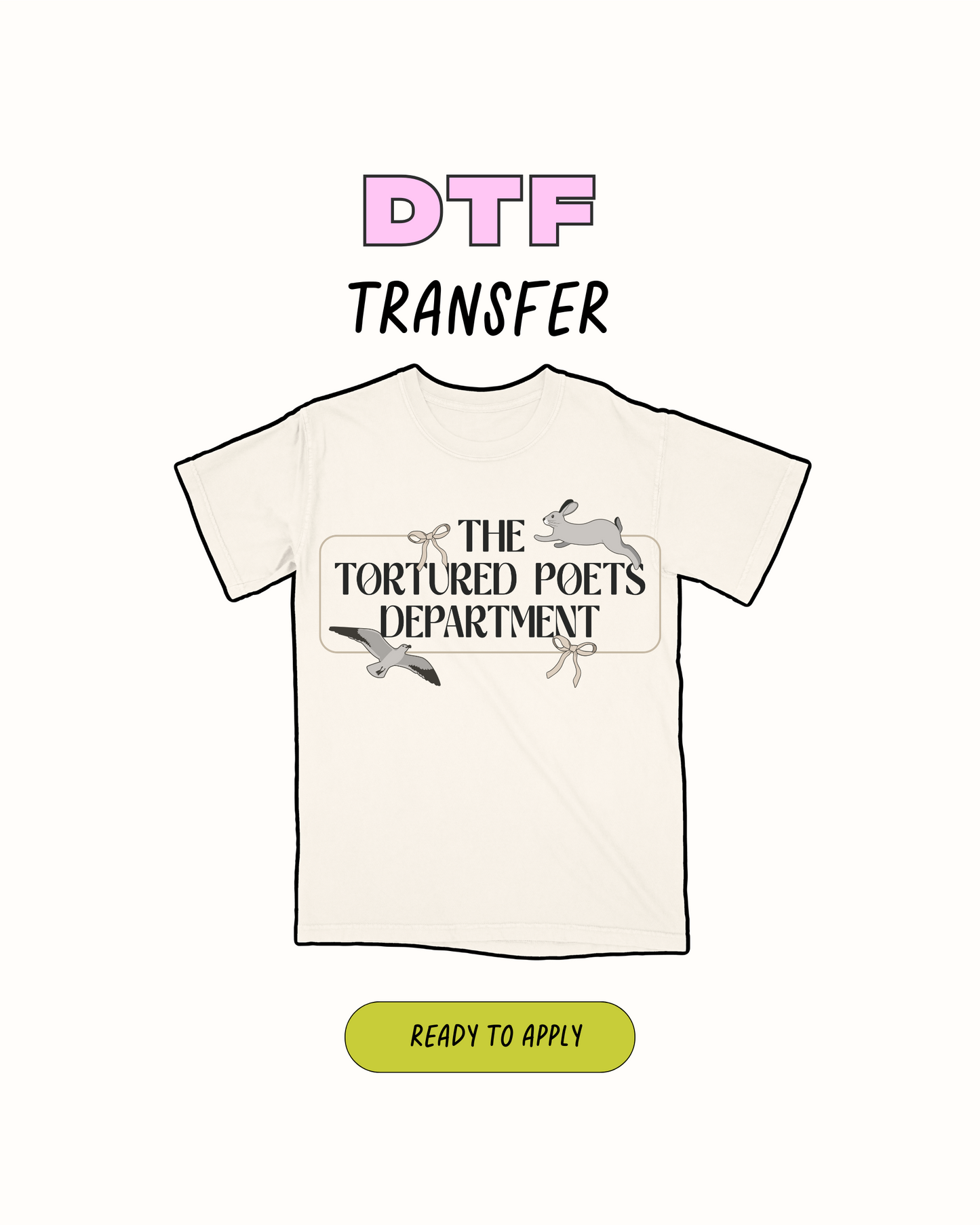 The Tortured Poets Department - DTF Transfer