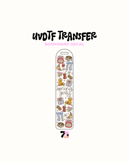 Spring girly (Farmer market) - UVDTF Bookmark Decal