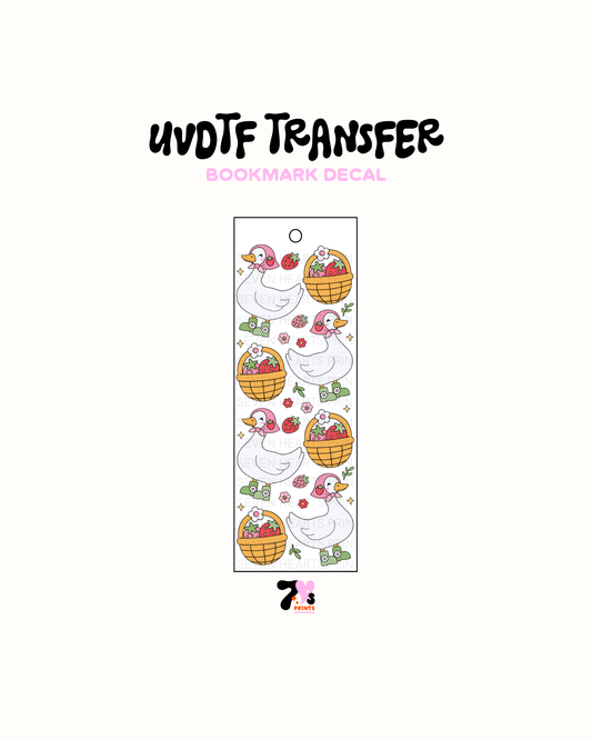 Spring Goose - UVDTF Bookmark Decal