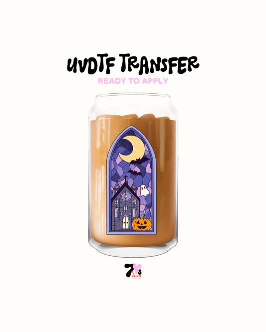 Halloween house - UVDTF Decal