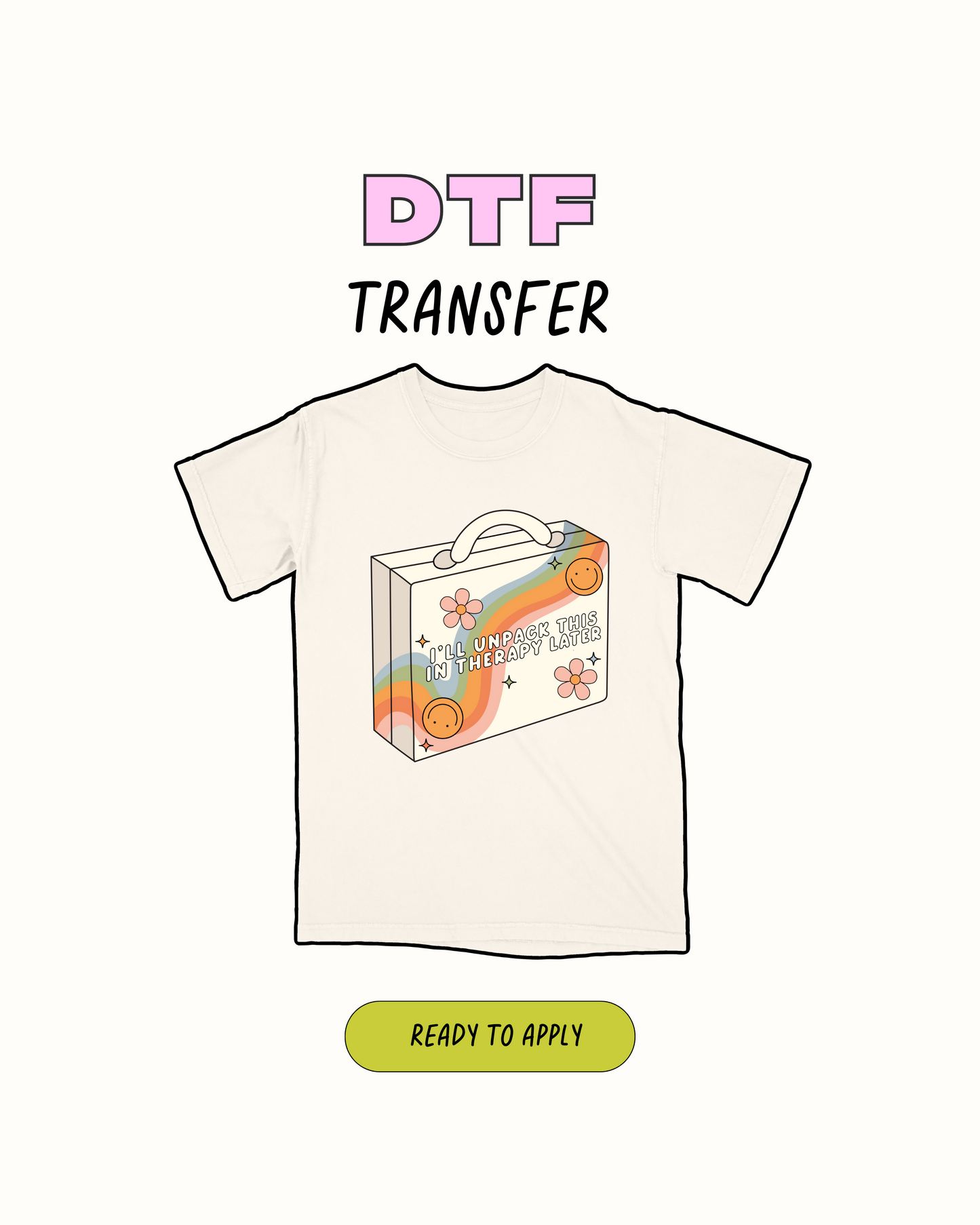 En terapia más tarde - Transferencia DTF