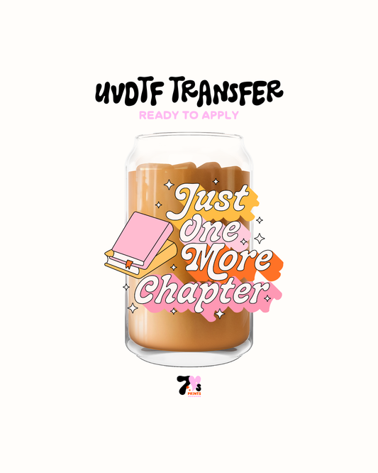 Just one more Chapter - UVDTF Decal