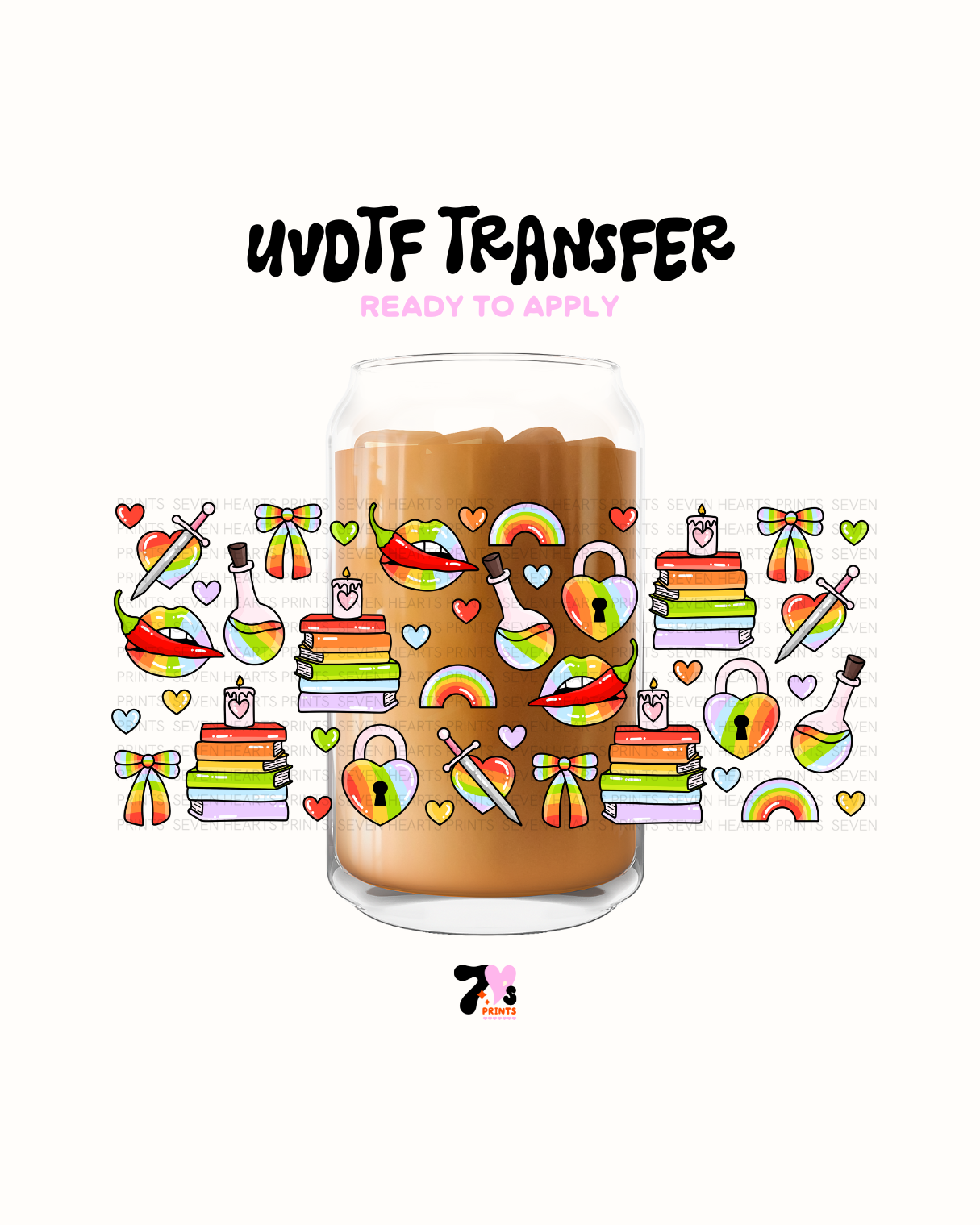 Rainbow book  - UVDTF Wrap