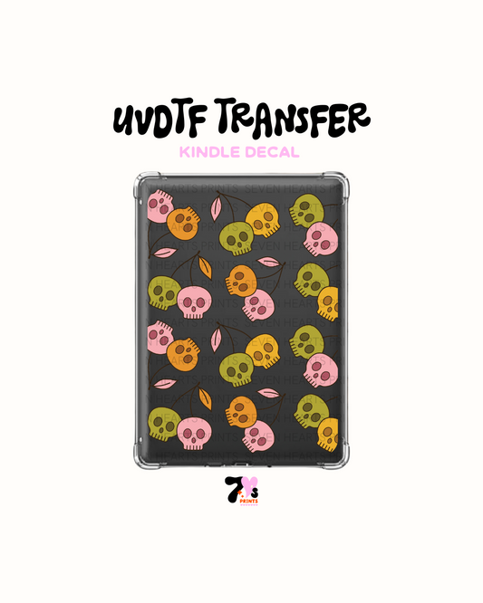 Cherry skulks - UVDTF Kindle Decal