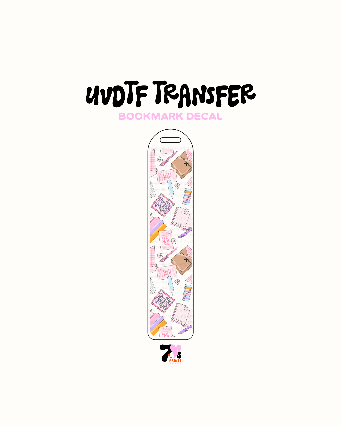 #158 UVDTF Bookmark Decal 1.1