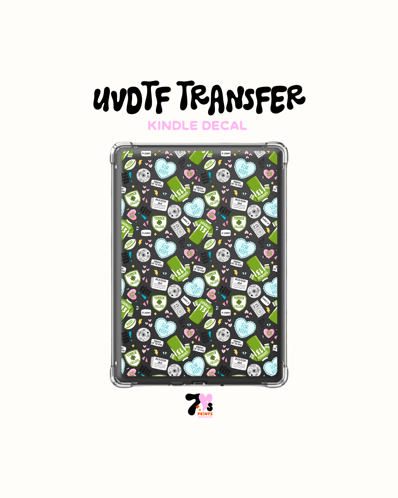 UVDTF Kindle Decal #25