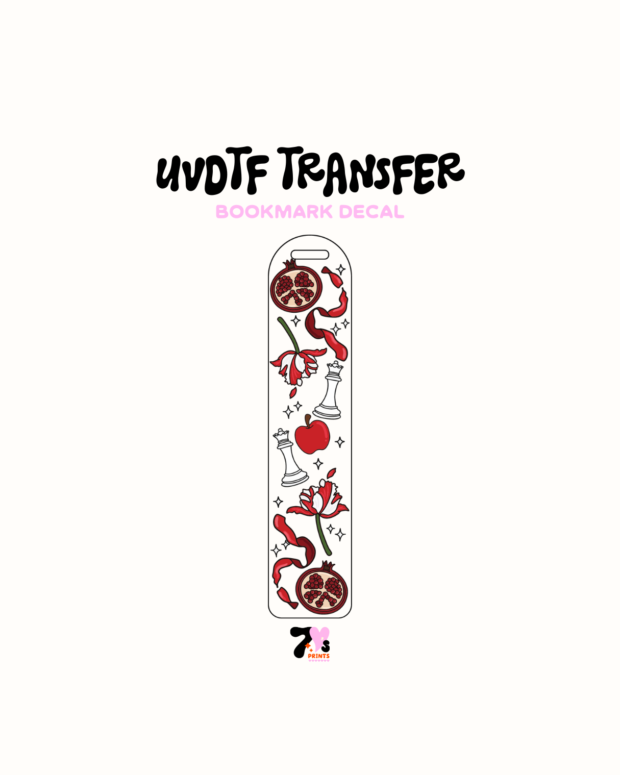 Twilight book icon - UVDTF Bookmark Decal