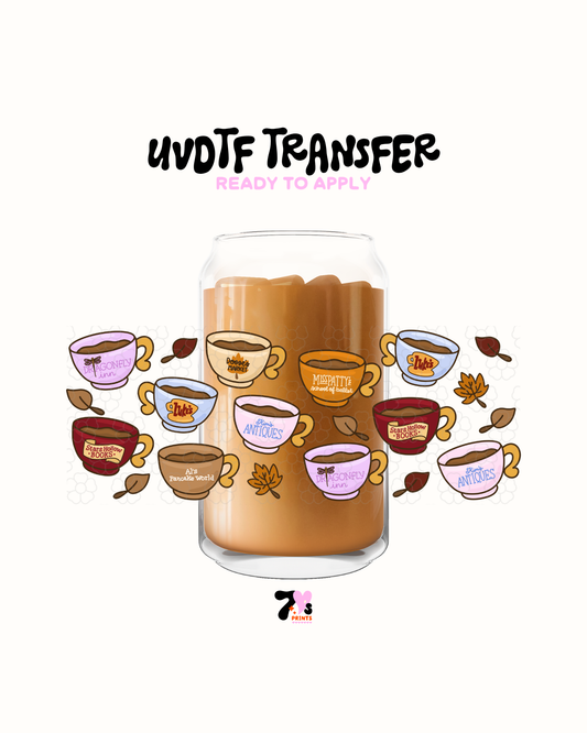 Lukes coffee mugs - UVDTF Wrap