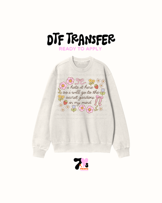 Secret garden - DTF Transfers